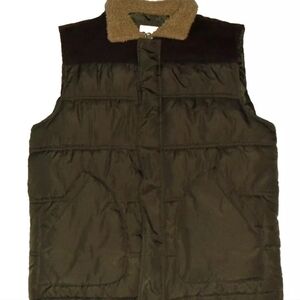 Roebuck Vintage Mens Puffer Vest zip button Jacket sz. Medium